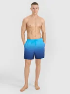 Kąpielówki męskie - 4F Spodenki plażowe męskie - granatowe M - miniaturka - grafika 1