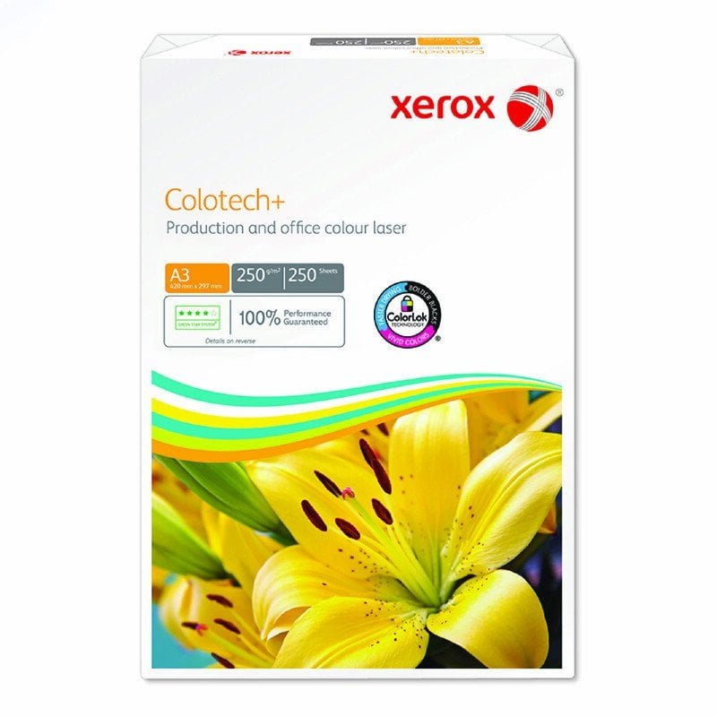Xerox 003R99027, Laser printing, A3 297x420 mm, 250 sheets, 250 g/m², White, 242 µm