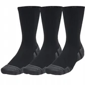 Skarpetki męskie - Skarpety Under Armour Performance Tech 3 pary czarne 1379512 001 M - miniaturka - grafika 1