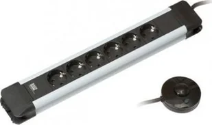 Listwa zasilająca Bachmann 6x 6 gniazd 2 m czarna - Listwy zasilające - miniaturka - grafika 1