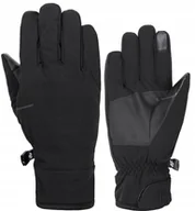 Rękawiczki - 4F CIENKIE OCIEPLANE RÄKAWICZKI SOFTSHELLOWE DOTYK / rozm M - miniaturka - grafika 1