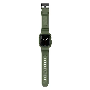 Kingxbar CYF106 2w1 pancerne etui Apple Watch SE, 8, 7, 6, 5, 4, 3, 2, 1 (41, 40, 38 mm) z paskiem zielone - Akcesoria do smartwatchy - miniaturka - grafika 9