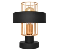 Lampy stojące - Lampa stołowa VOLTA 1xE27/60W/230V czarny/złoty - miniaturka - grafika 1