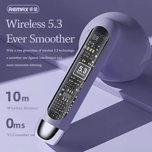 REMAX TWS-19 fiolet - Słuchawki - miniaturka - grafika 2