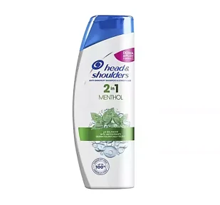 HEAD&SHOULDERS Menthol 2w1 Szampon przeciwłupieżowy 360ml - Szampony do włosów - miniaturka - grafika 1