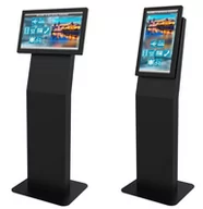 Akcesoria do monitorów - Peerless-AV KIP522-EUK kiosk portretowy/poziomy dla wyświetlaczy od 15″-32″, czarny - miniaturka - grafika 1