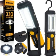 Oświetlenie warsztatowe - Latarka Warsztatowa Akumulator Led 330lm Magnes - miniaturka - grafika 1