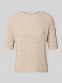 Swetry damskie - Sweter o kroju regular fit z mieszanki bawełny - miniaturka - grafika 1