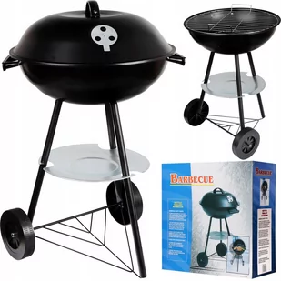 Grill węglowy z pokrywą i popielnikiem na kłókach - Grille - miniaturka - grafika 1