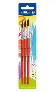 Pelikan 700399 pędzel artystyczny 3 szt., Brush 4012700700391 - Przybory szkolne - miniaturka - grafika 2