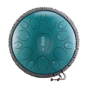 Round tongue drum Hluru 14" 15 ton TY15-14-Malachite - Akcesoria do perkusji - miniaturka - grafika 1