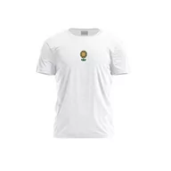 Koszulki męskie - Bona Basics, Męski T-shirt basic, z nadrukiem cyfrowym, 100 bawełna, biały, swobodny, męski top, rozmiar: XL, biały, XL - miniaturka - grafika 1