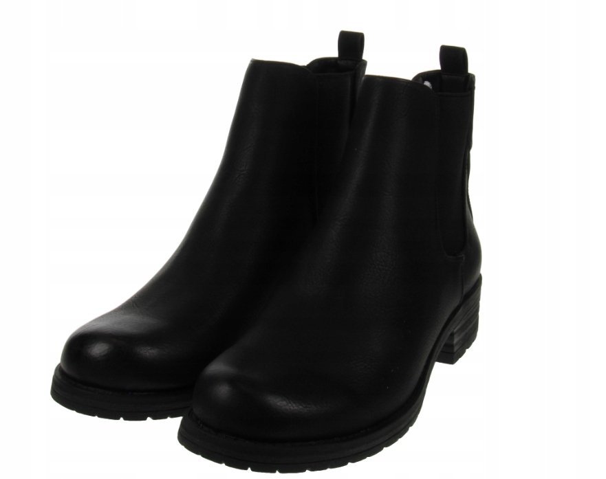 CALL IT SPRING BOTKI DAMSKIE CZARNE CASUAL 38 ŻŁE