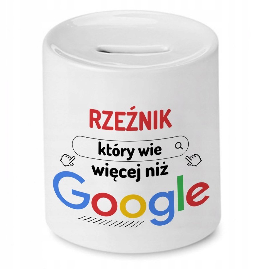 Kubek Czerwony Dla Skarbnika Ten Skarbnik Jest z Nadrukiem ze Zdjęciem + Opakowanie na prezent (wzór 02)