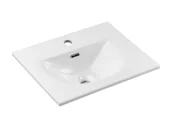 Umywalki - Umywalka meblowa Comad Sky 50x40 cm prostokątna biały połysk - miniaturka - grafika 1