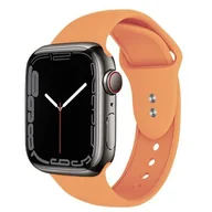 Akcesoria do smartwatchy - Pasek CRONG Liquid do Apple Watch (42/44/45/49mm) Pomarańczowy - miniaturka - grafika 1