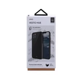 UNIQ etui Vesto Hue iPhone 11 Pro Max szary/gunmetal - Etui i futerały do telefonów - miniaturka - grafika 3