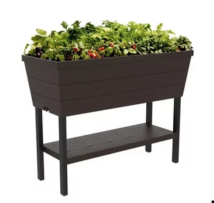 Keter Doniczka Urban Bloomer 114 cm grafit R73671 - Donice - miniaturka - grafika 1