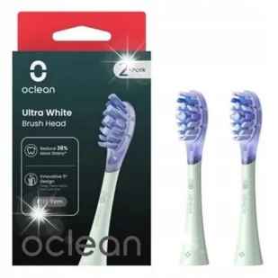 Końcówki do szczoteczki Oclean Ultra White UW02 2 szt. Miętowe - Końcówki do szczoteczek elektrycznych - miniaturka - grafika 1