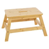 Taborety i hokery - Bambusowy stołek wys. 25 cm - miniaturka - grafika 1