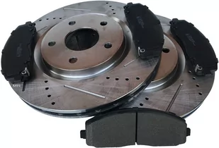 Przednie klocki + WIERCONE tarcze hamulcowe 330mm Chrysler Pacifica 2017- - Tarcze hamulcowe - miniaturka - grafika 1