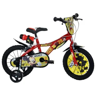 Disney Rower Myszka Miki 14 Czarno-czerwono-żółty - Rowery - miniaturka - grafika 1