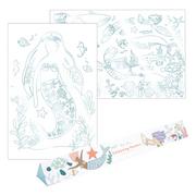 Zabawki kreatywne - Kolorowanki Mermaid – Meri Meri - miniaturka - grafika 1