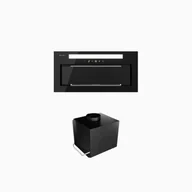 Okapy kuchenne - Globalo Silentio 60.2 Black + Turbina TW 1.2 - miniaturka - grafika 1