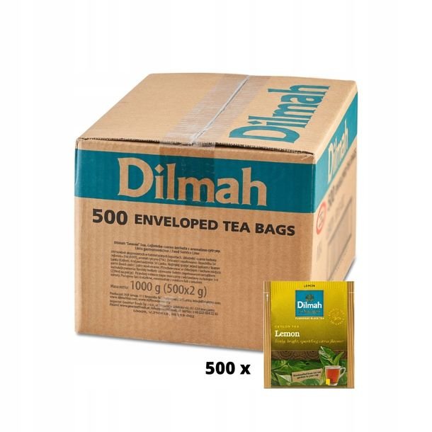 Dilmah Herbata Czarna Cytrynowa 500 kopert Lemon