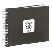 Albumy fotograficzne - Hama Album spiralny Fine Art, 24 x 17 cm, 50 białych stron, czarna 00001960 - miniaturka - grafika 1