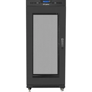 Lanberg Szafa Rack 19 27U 600x800 FF01-6827-23BL z termostatem - KONFIGURATOR WYPOSAŻENIA - CZAT NA ŻYWO FF01-6827-23BL - Szafy rack - miniaturka - grafika 1
