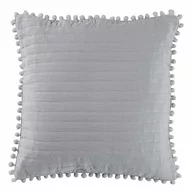 Poszewki na poduszki - Douceur d'intérieur Douceur dintérieur Poszewka na poduszkę DORINETTE 45 x 45 cm szara 1643083 - miniaturka - grafika 1