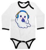 Body dla niemowląt - Body dziecięce Duszek Słuchawki Lizak Dzień Duszka Halloween 86/92 - miniaturka - grafika 1