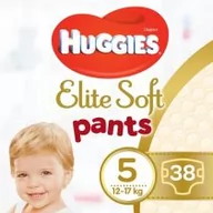 Pieluchy - Huggies Elite Soft Premium Mega Pants 5 12-17 kg pieluchomajtki x 38 szt - miniaturka - grafika 1