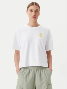 Fila T-Shirt Lisakovsk FAW1044 Biały Loose Fit - Koszulki i topy damskie - miniaturka - grafika 1