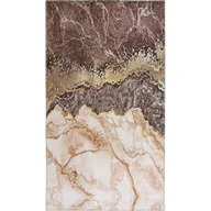 Dywany - Koniakowo-kremowy dywan odpowiedni do prania 150x80 cm – Vitaus - miniaturka - grafika 1