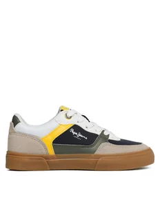 Pepe Jeans Sneakersy Kenton Master Combi B PBS30548 Granatowy - Buty dla chłopców - miniaturka - grafika 1