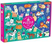 Puzzle - Mudpuppy Puzzle Dwustronne Koty i Psy 100 Elementów 6+ - miniaturka - grafika 1