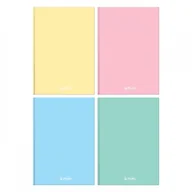 Zeszyty szkolne - Brulion Tw.Opr. A5 96 Kartek Kratka Pastel Color Blocking Herlitz 9584558 - miniaturka - grafika 1
