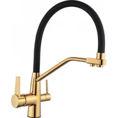 Baterie kuchenne - Mexen Duo bateria kuchenna złota/czarna - 671701-57 - miniaturka - grafika 1