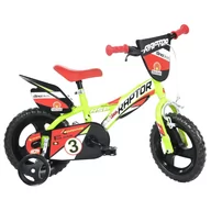 Rowery - Dinobikes Raptor 12 cali żółty - miniaturka - grafika 1