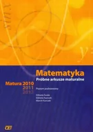 Podręczniki dla liceum - Świda Elżbieta, Kurczab Elżbieta, Kurczab Marcin Matematyka Próbne arkusze maturalne Matura 2010-2012 - miniaturka - grafika 1