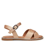 Buty dla dziewczynek - Sandały Calvin Klein Jeans V3A2-82042-1688 M Brązowy - miniaturka - grafika 1