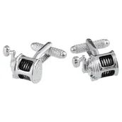 Spinki do mankietów i krawatów - Spinki do mankietów Kołowrotek dla Wędkarza KC-302A - miniaturka - grafika 1