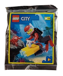LEGO City Zestaw - Diver and Crab 952107 polybag klocki - Klocki - miniaturka - grafika 1