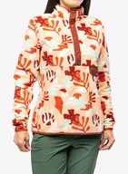 Bluzy sportowe damskie - Bluza polarowa damska Helly Hansen Maridalen Fleece - terracotta icon print - miniaturka - grafika 1