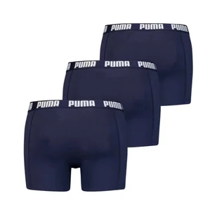 Bokserki męskie Puma EVERYDAY BOXER 3-PACK granatowe 93529402-M - Majtki męskie - miniaturka - grafika 1