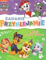 Książki edukacyjne - Psi patrol. Zadanie przyklejanie. Ruszaj z Psim... - miniaturka - grafika 1