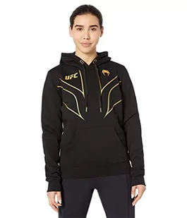 Venum Damska bluza z kapturem z repliką UFC Fight Night 2.0, czarny/złoty, M, Czarny/złoty - Bluzy damskie - miniaturka - grafika 1