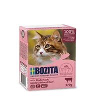 Mokra karma dla kotów - Bozita Cat Siekana Wołowina W Galaretce 370g - miniaturka - grafika 1